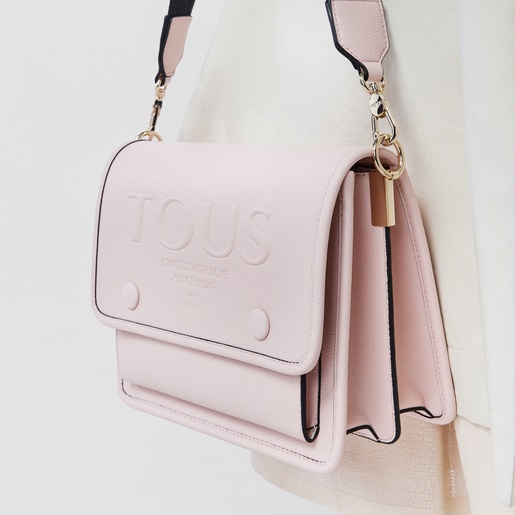 Medium pink Audree T POP crossbody bag