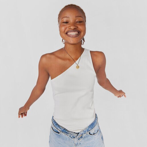 Silver vermeil crochet bear Medallion Efecttous