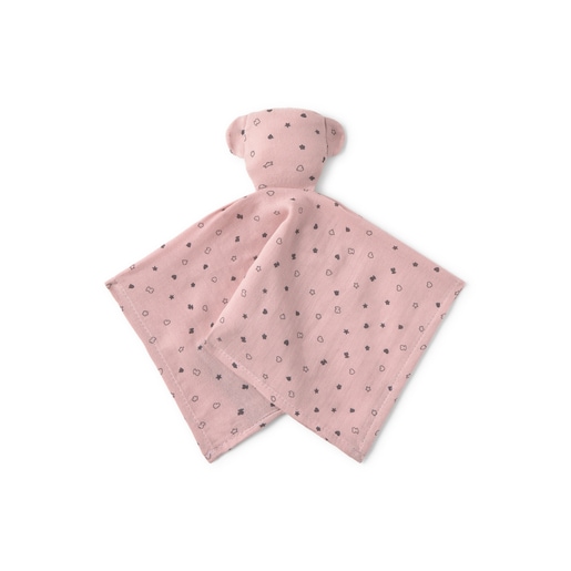 Baby comforter in Mini pink
