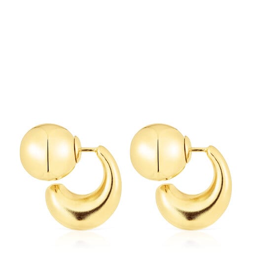 Silver vermeil Hoop earrings TOUS Balloon