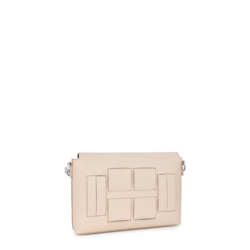 Маленькая бежевая сумка-кроссбоди TOUS Damas