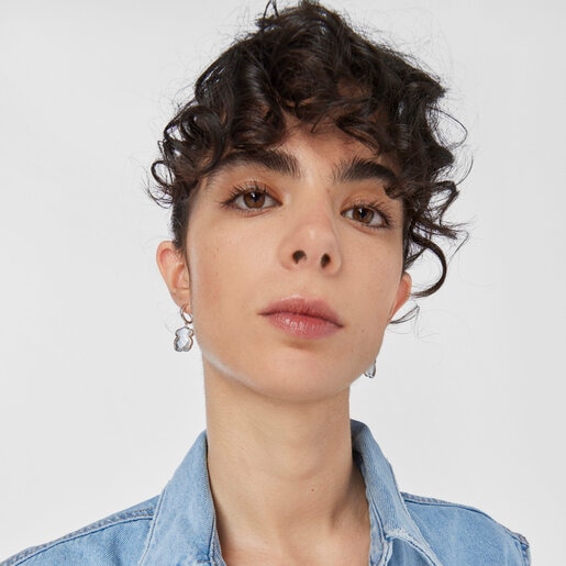 עגילי סוויט דולס דובי בשיבוץ קריסטל