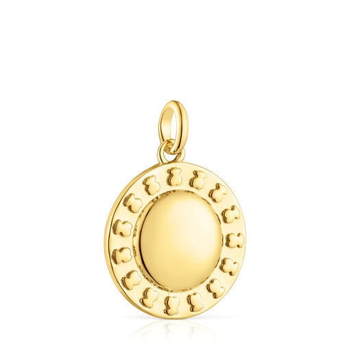 TOUS Silver vermeil sun and bears Medallion Efecttous | Westland Mall