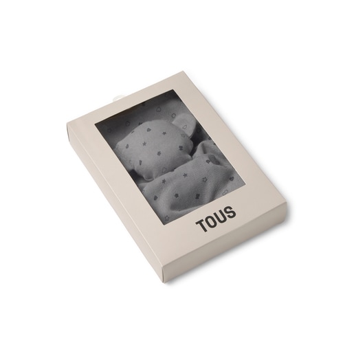 Baby comforter in Mini grey