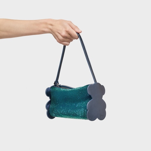 حقيبة كتف باللون الأزرق الداكن من تشكيلة TOUS Salsi