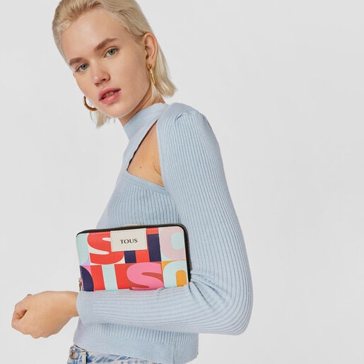 Billetera beige TOUS Mimic