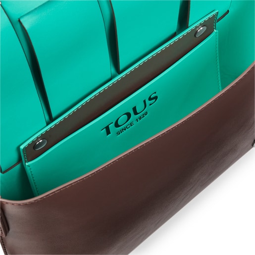 Маленькая коричневая сумка-кроссбоди TOUS Damas