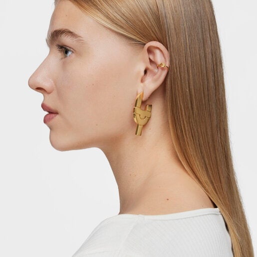 Earcuff with 18kt gold plating over silver TOUS MANIFESTO