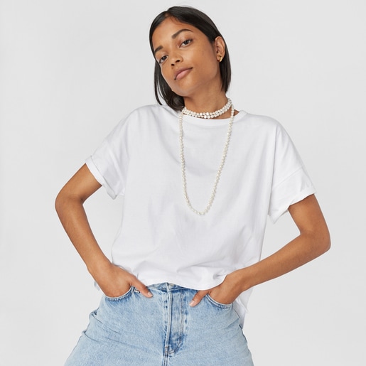 Gold TOUS Pearls Necklace