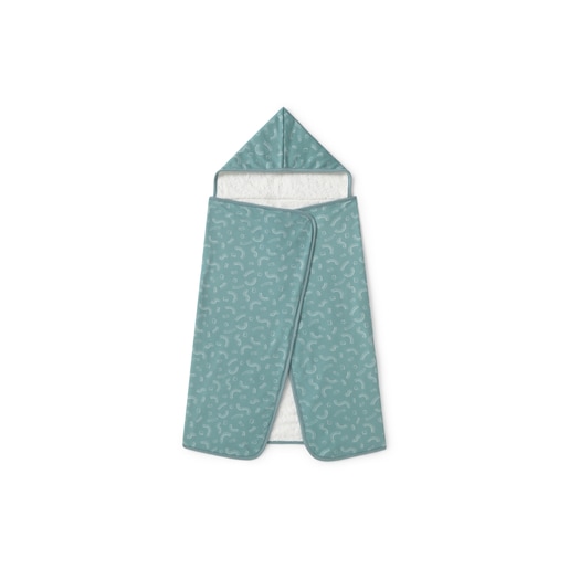 Baby bath cape in Arc mist