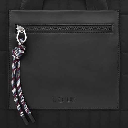 Black TOUS Empire Padded Briefcase