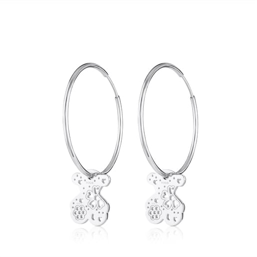 Pendientes Sugar oso de plata