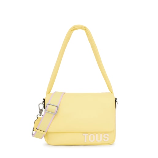 Sac à bandoulière moyen jaune TOUS Carol