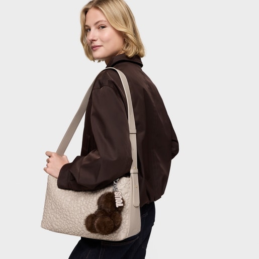 Brown Key ring Bold Bear Wild