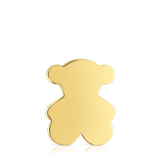 Medium 18kt gold plating over silver bear Pendant TOUS 1950