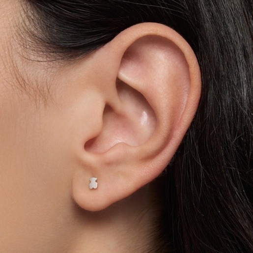 أقراط TOUS Baby من الذهب الأبيض