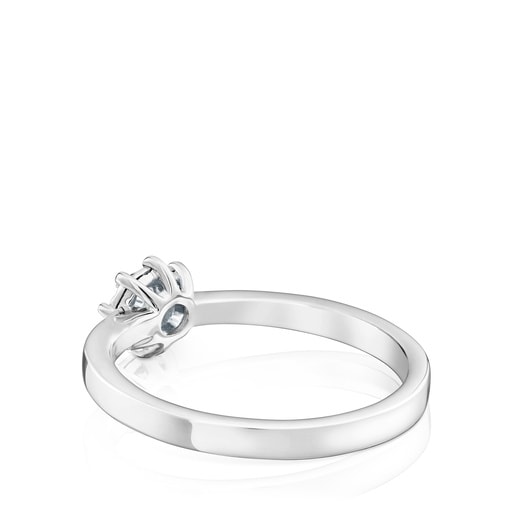 Bague Les Classiques rosace petite en Or blanc et Diamant