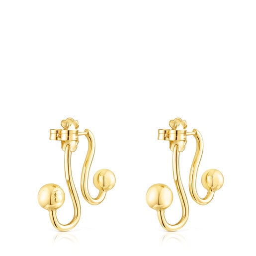 Silver vermeil Plump Earrings