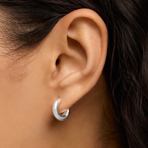 Aretes Duna Tube de Plata