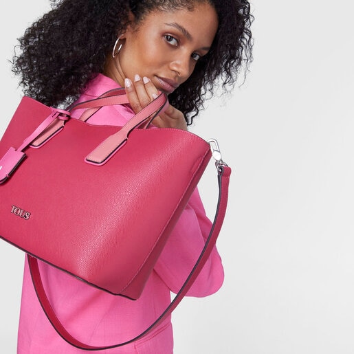 Capazo pequeño Tous Essential multi rosa