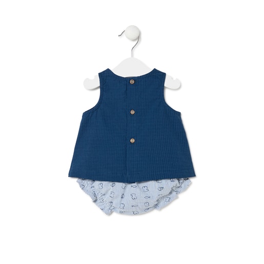 Baby outfit in Boat blue