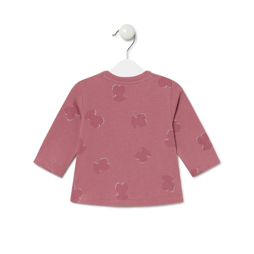 Camisola Casual Cor-de-rosa