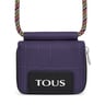 Purple TOUS Empire Padded Hanging change purse