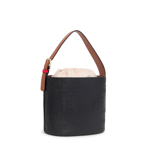 Black and brown Bucket bag TOUS Nanda | TOUS
