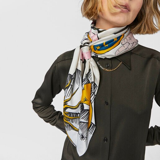 Бежевый шарф TOUS Magic Nature