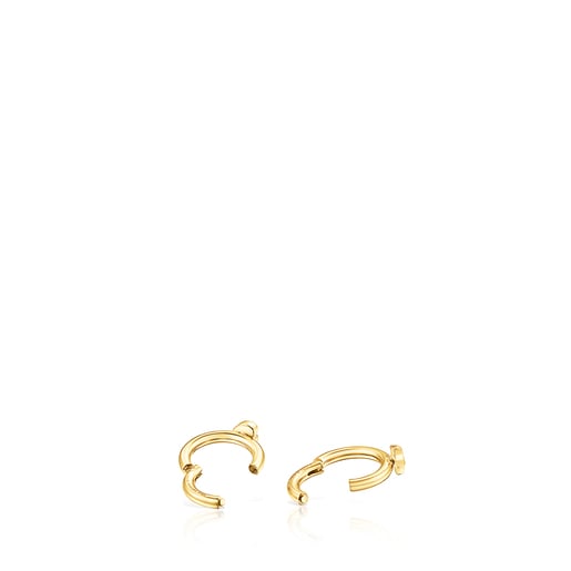 Gold-colored IP Steel TOUS Basics ear Piercing | TOUS