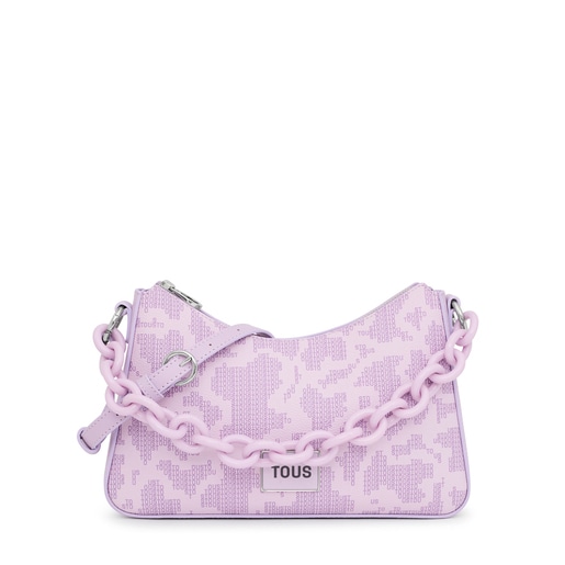 Bolso de hombro grande Kaos Summer transparente en malva · Tous · El Corte  Inglés