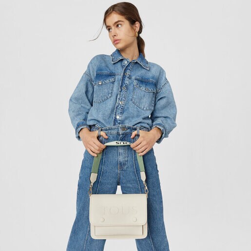 Medium beige TOUS La Rue Audree Crossbody Bag