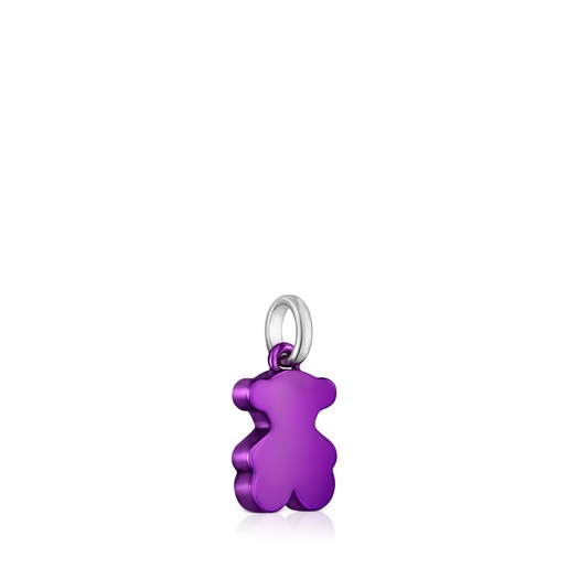 lilac-colored steel bear Pendant Sweet Dolls