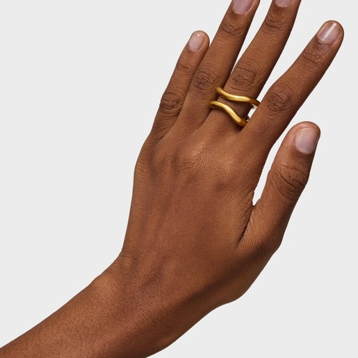 リング  Hav    　イエローゴールドコーティング　　