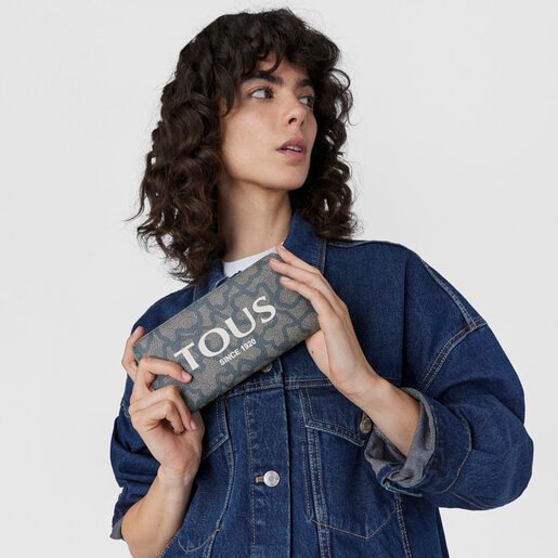 ארנק Kaos Legacy בינוני בצבעי שחור וטורקיז