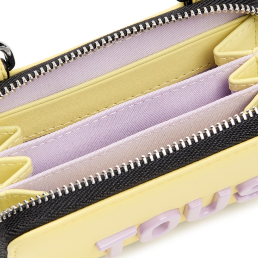 Yellow Hanging change purse TOUS Carol