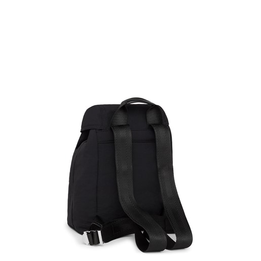 Small black TOUS Empire Cotton Backpack