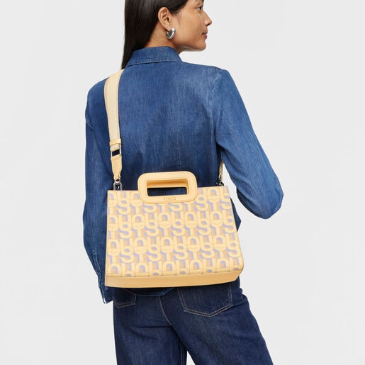 クリームカラーのミディアム Amaya ショッピングバッグ TOUS MANIFESTO