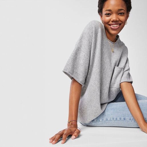 Браслет с медвежонком Luah из вермеля с кварцем на шнурке