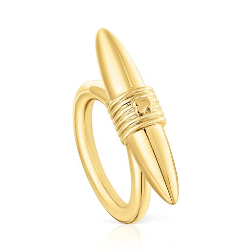 Silver vermeil Lure Ring