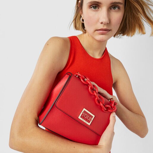 Маленькая красная сумка-кроссбоди TOUS Funny