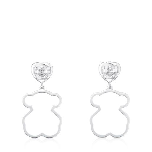 Silver New Silueta Earrings | TOUS