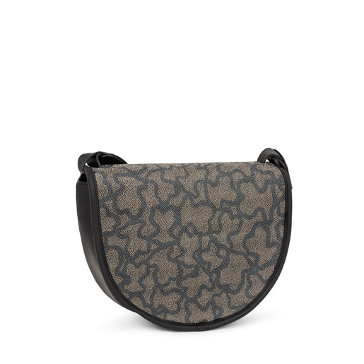 Středně velká černá Crossbody kabelka Amaya Kaos Icon