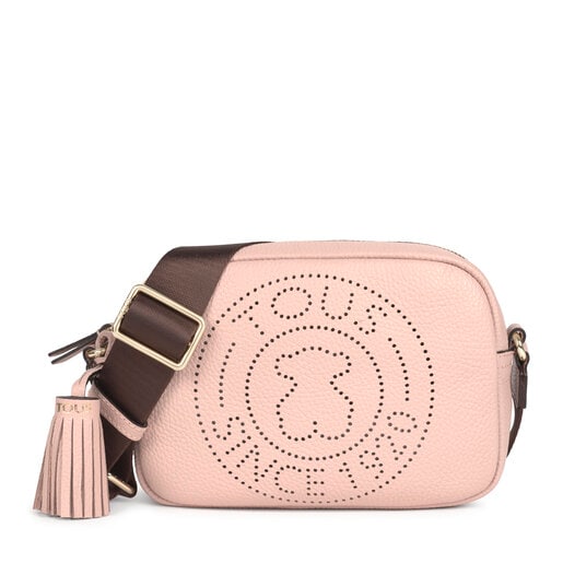 TOUS small crossbody bag from the Leissa collection in pale pink