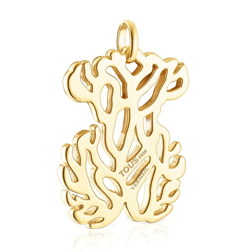 Большая подвеска с медвежонком Oceaan из вермеля