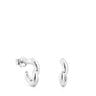 Silver Hoop earrings New Hav