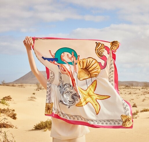 Pañuelo Tous Ocean multicolor