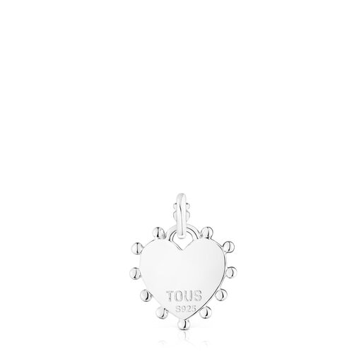 Pendentif en argent cœur San Valentín