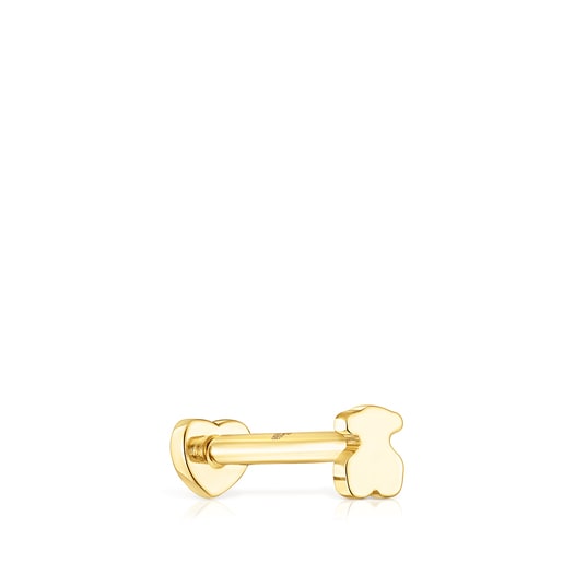 Gold Baby TOUS Earrings. Screw back, Gold Screw Back Earrings