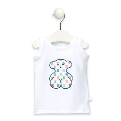 Multibear sleeveless multicolour beach Tshirt Tous. TOUS